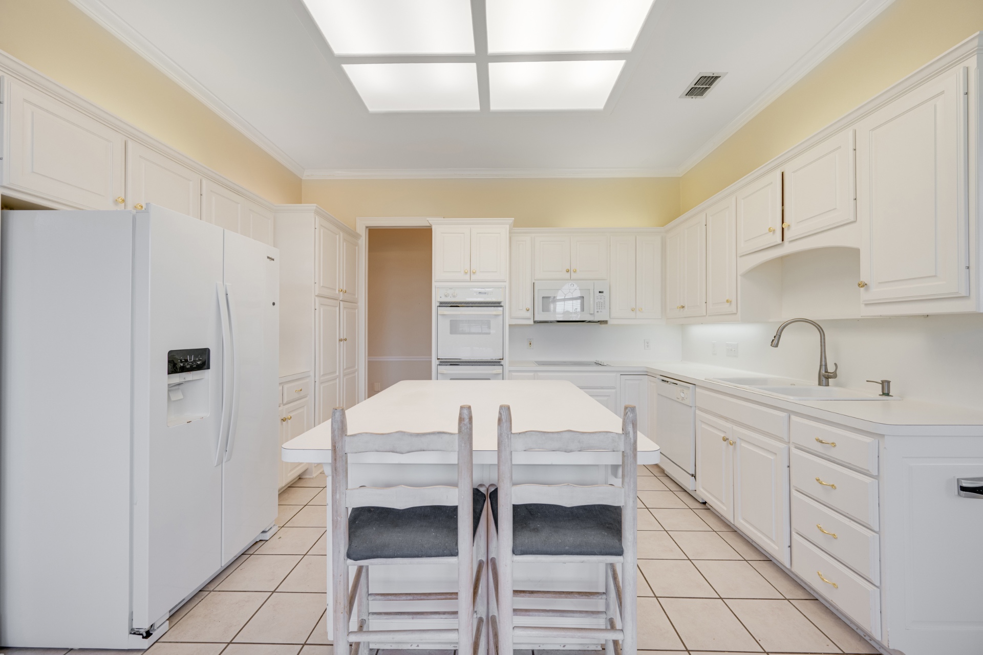 Kitchen with double ovens